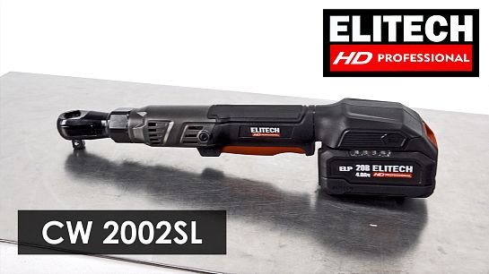 Аккумуляторная угловая трещотка Elitech CW 2002SL